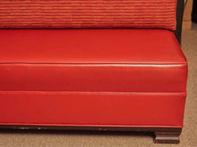Banquet In Orange Leather & Fabric