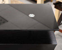 Wood Bar w/ Glass Top