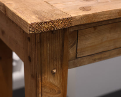 3-Drawer Plank Top Sideboard in Rustic Pine