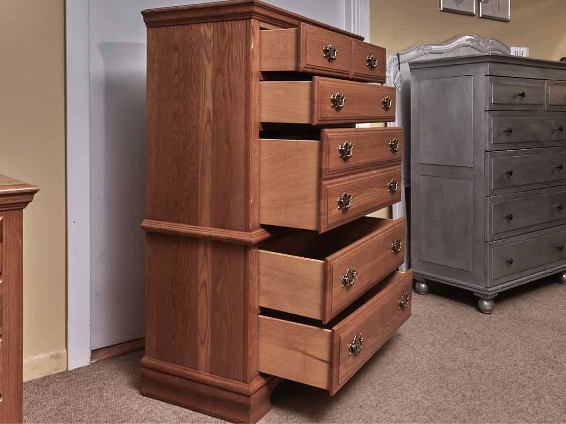 Athens Furniture Oak 5 Drawer Chest