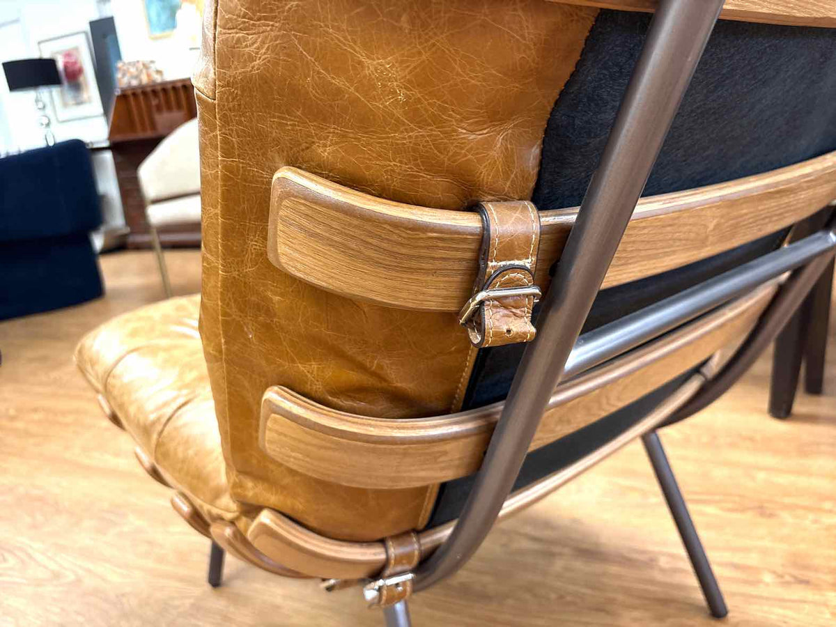 Pair of MCM Leather Chairs