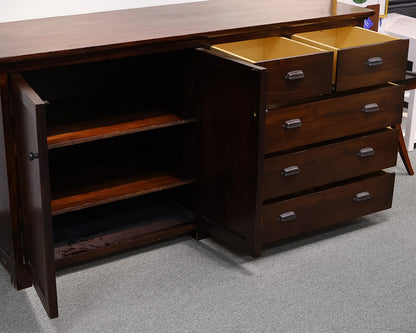 Large Mahogany Farmhouse Sideboard