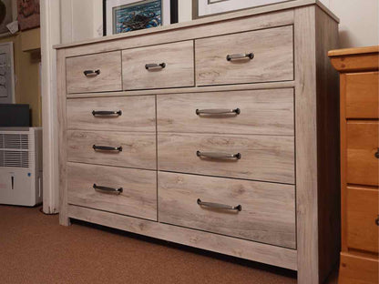 Driftwood Finish 7 Drawer Mule Chest