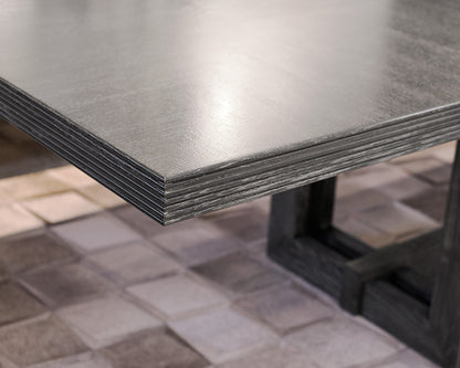 Charcoal Gray Dining Table