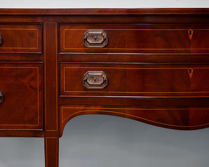 Bow Front Sheraton Style Credenza