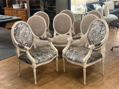 Edward Ferrell Set of 8 Louis XVI Dining Chairs
