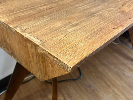 MCM-Style Desk with Cubbies