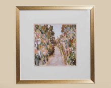 Framed Print:  "Flower Garden Path I"