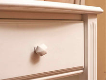 Pottery Barn White Finish 1 Drawer & Shelf Nightstand