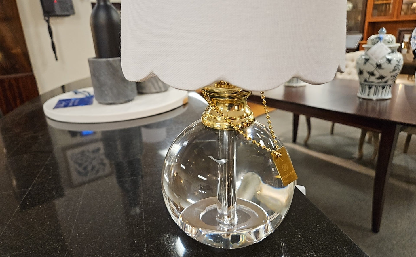 'Beatrice'  Pure Crystal Glass Accent Lamp