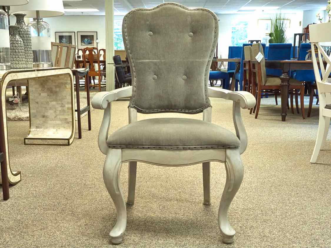 Universal Grey Driftwood Finish Table & 8 Chair Set