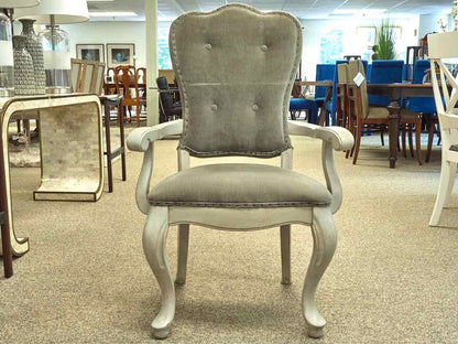 Universal Grey Driftwood Finish Table & 8 Chair Set