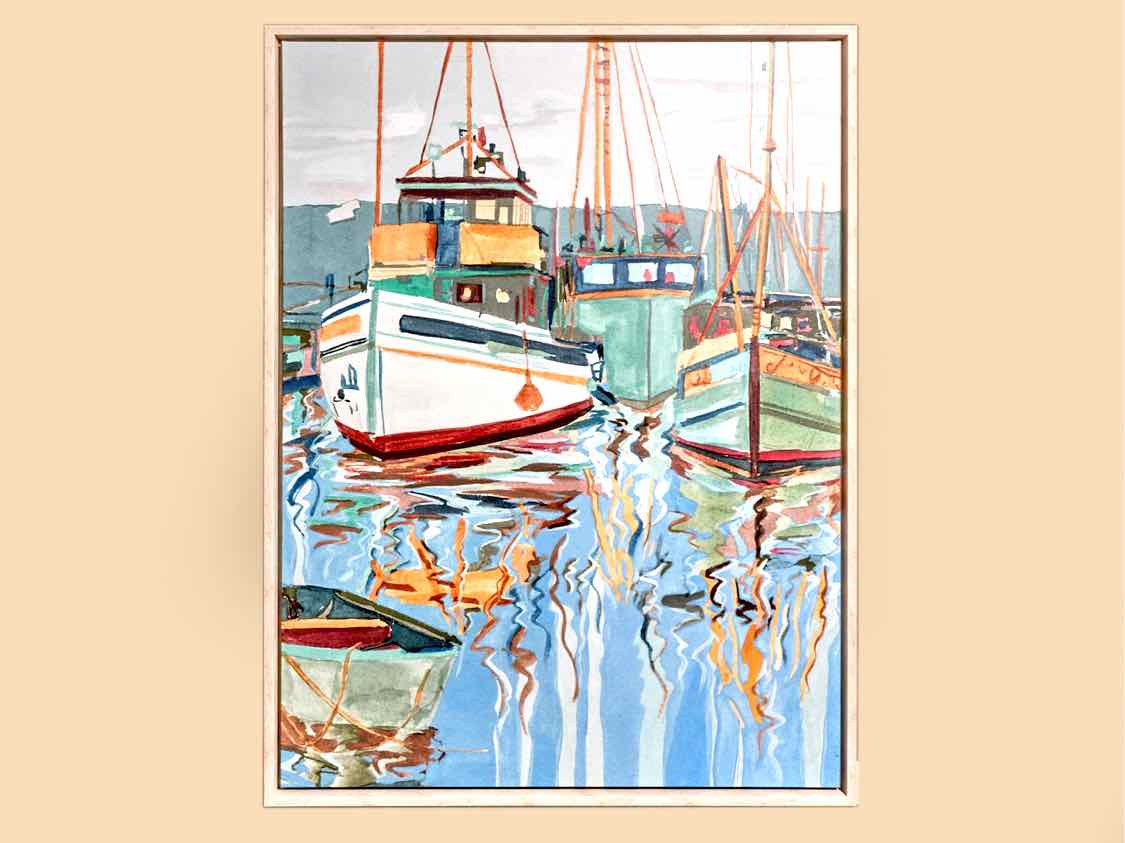 'Close To Shore II' Framed Print