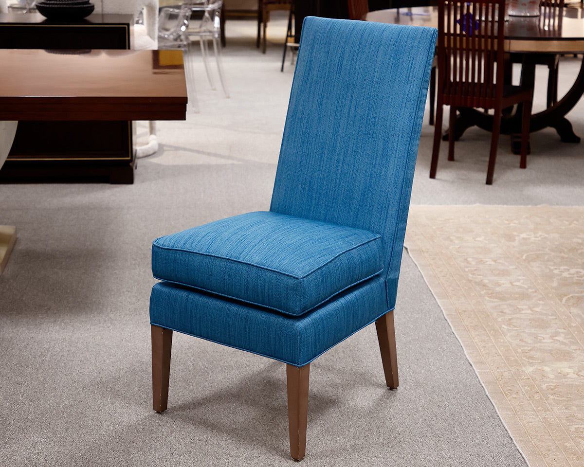 Set of 6 Teal Dining Chairs