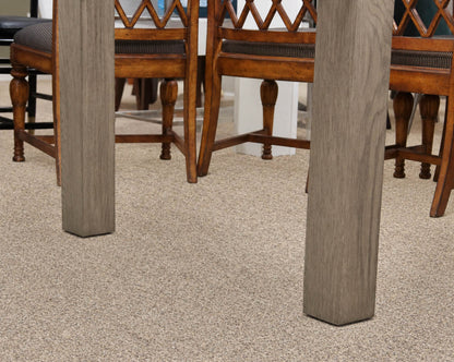 Restoration Hardware Herringbone Rectangular Dining Table Solid Oak