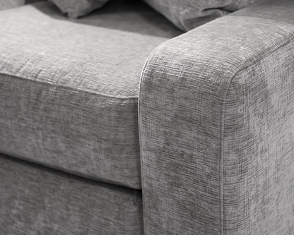 Smith Brothers Furniture  Gray Chenille  Sectional