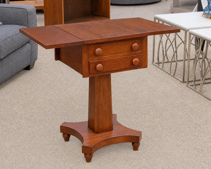 Benchmade Fir Empire Style Drop Leaf Side Table