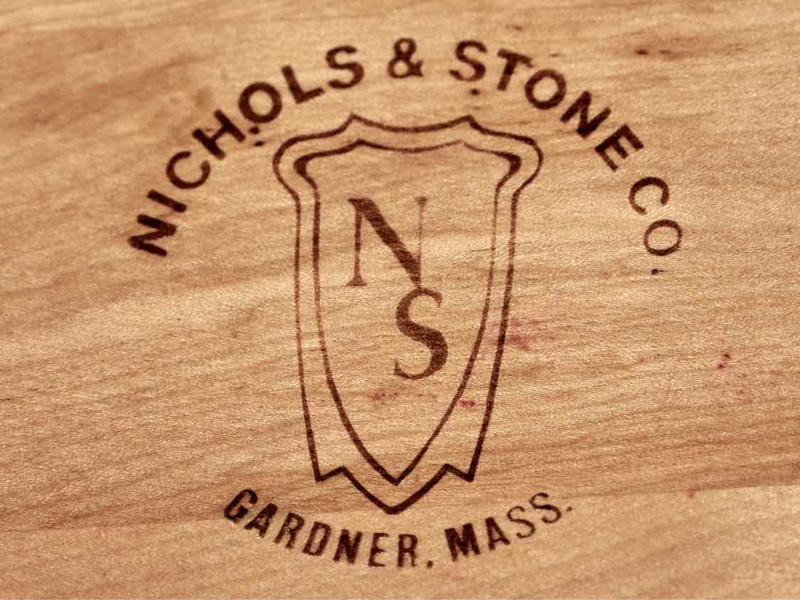 Nichols & Stone Cherry Server with Heirloom Finish & Brass Pulls