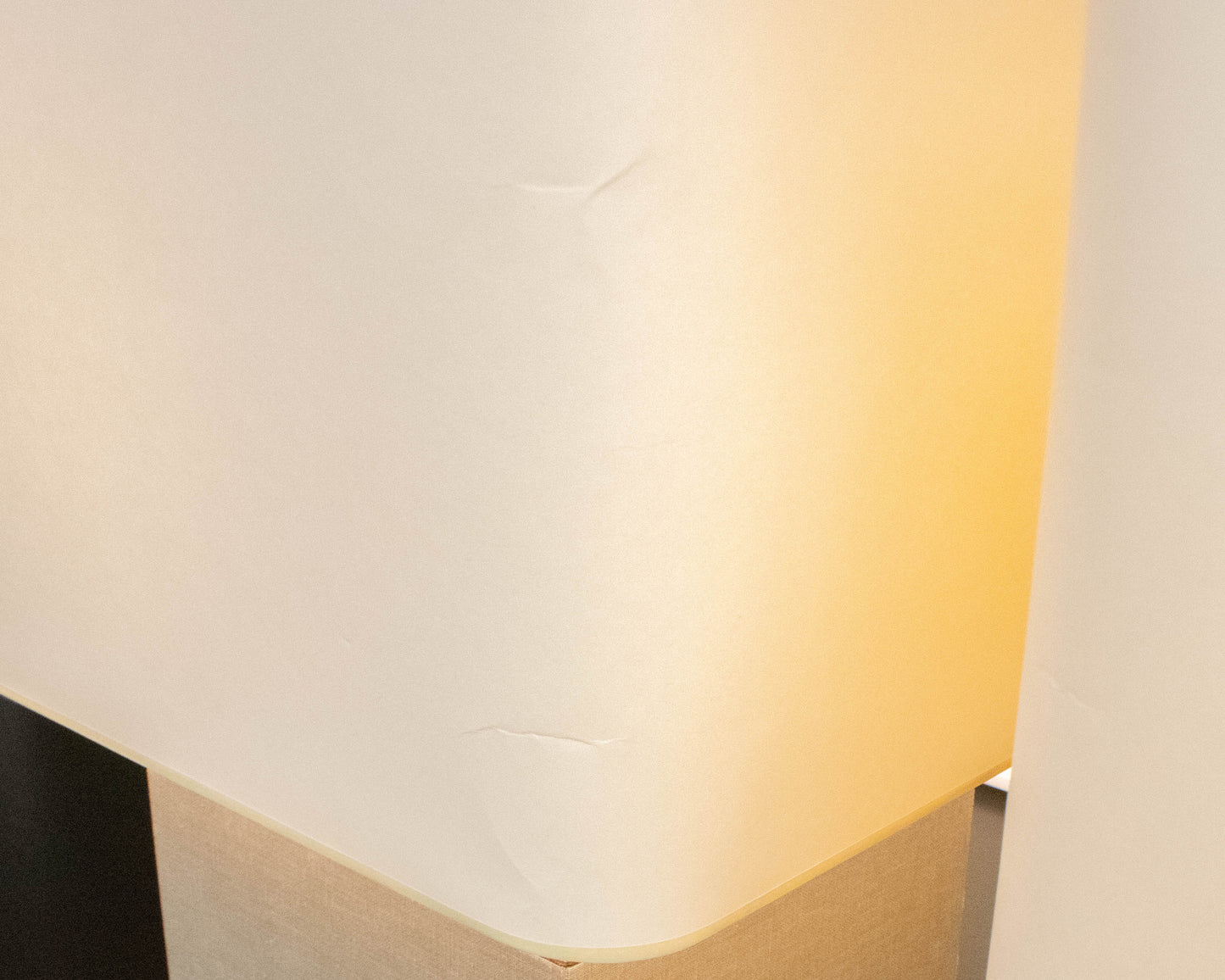 Pair of Contemporary Table Lamps with Square Shades