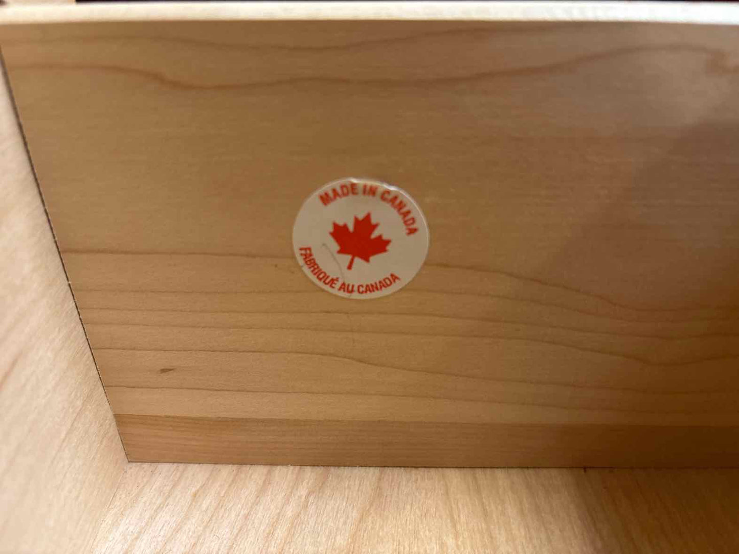 Maple 7-Drawer Dresser with Mirror