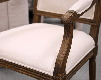Set of 12 Restoration Hardware Dining Chairs 2 with arms