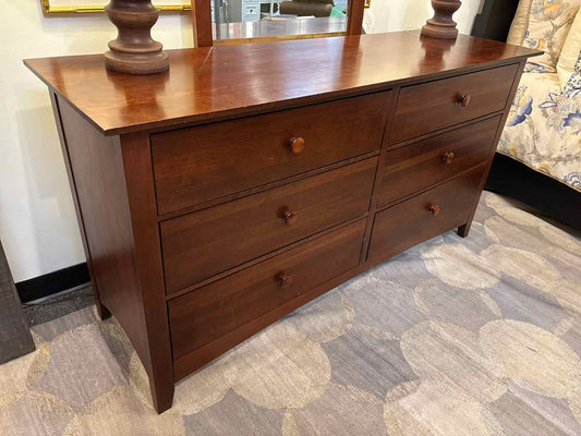 Kincaid 6-Drawer Cherry Dresser w/ Mirror