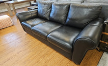 ItalSofa by Natuzzi Black Italian Leather Sofa