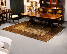 Persian Rug in Red, Cream Beige and Navy Blue 10' x 8'