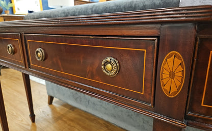 Inlaid Mahogany Console