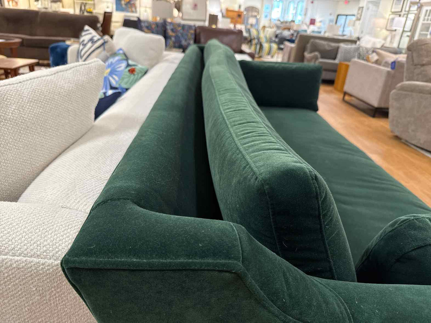 One King's Lane 'Margot' Velvet Sofa