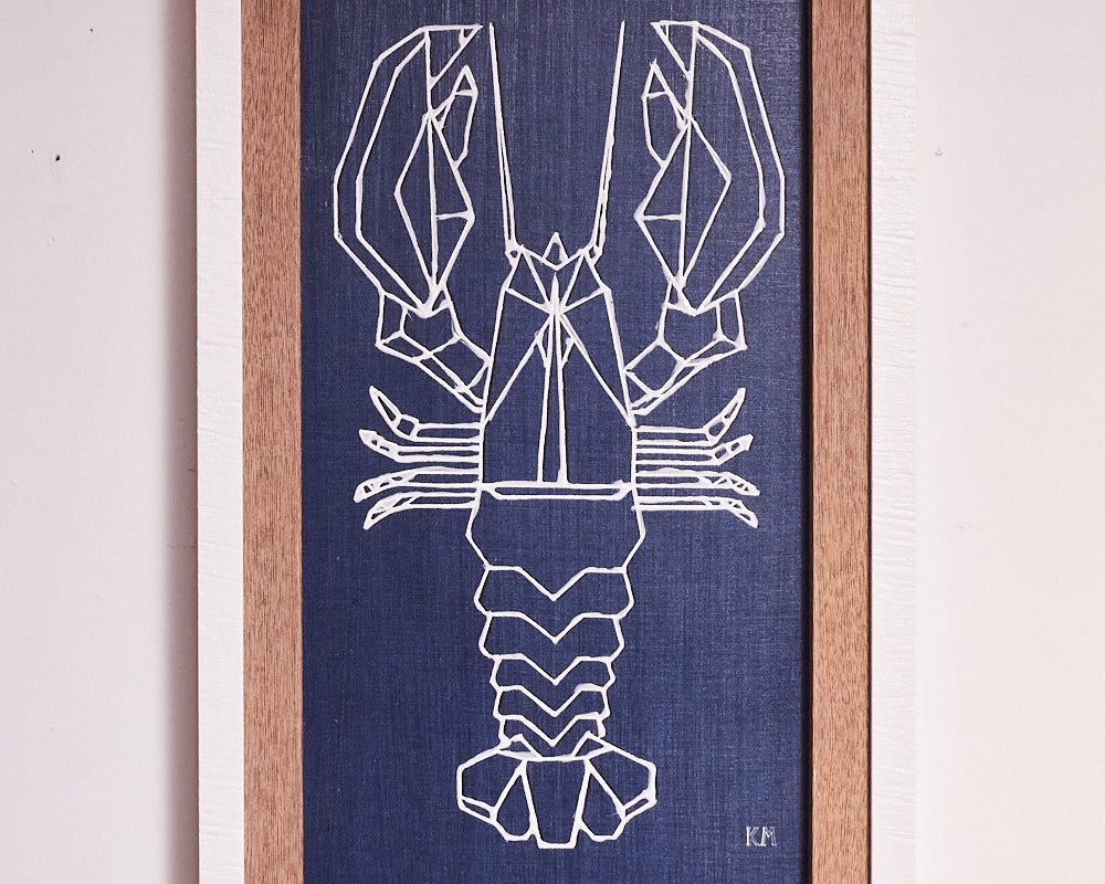 Lobster Denim II Framed Art