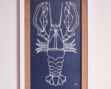 Lobster Denim II Framed Art