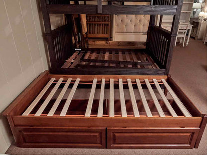 Pottery Barn Cherry Platform 2 Drawer Storage  Twin Bed