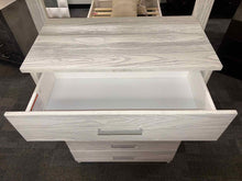 Rustic Whitewashed 5-Drawer Chest