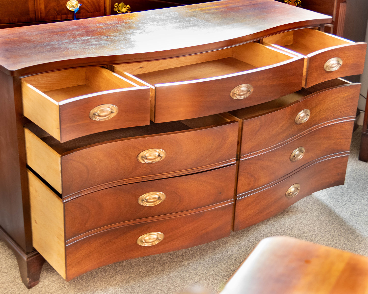 Dixie Serpentine Front Dresser