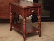 Cherry 1 Drawer & Lower Shelf Side Table