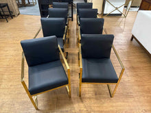 Set Of 8 Black Dining Chairs