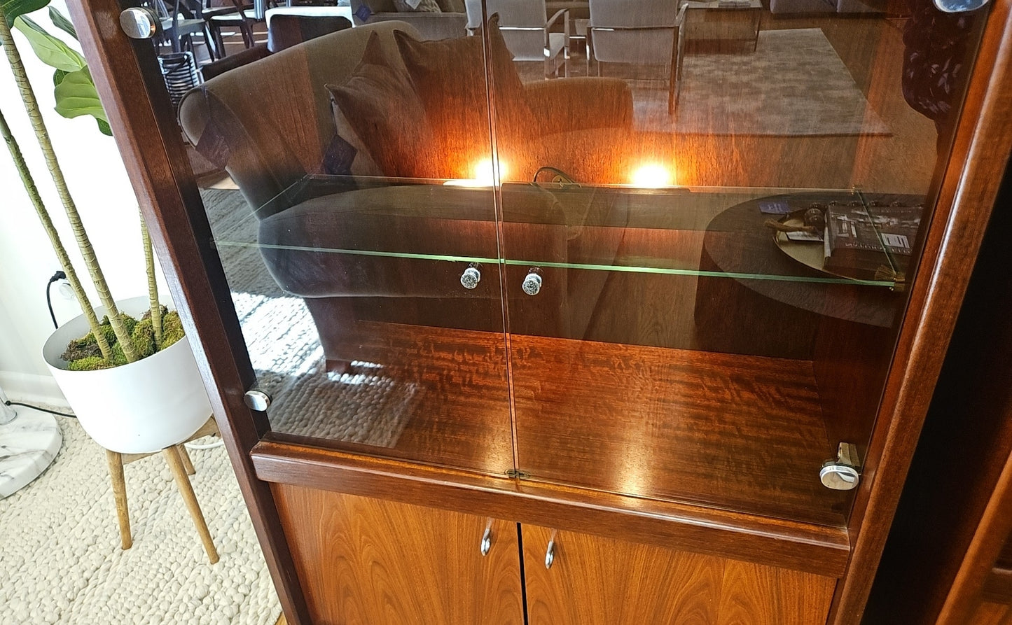 Redwood & Glass Cabinet