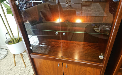 Redwood & Glass Cabinet