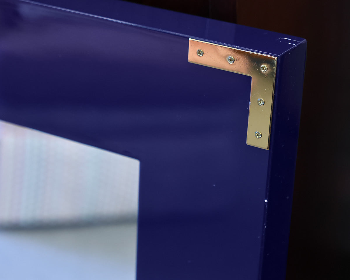 Rectangular Navy Mirror
