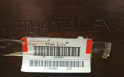 Ethan Allen Espresso Sleigh Bed