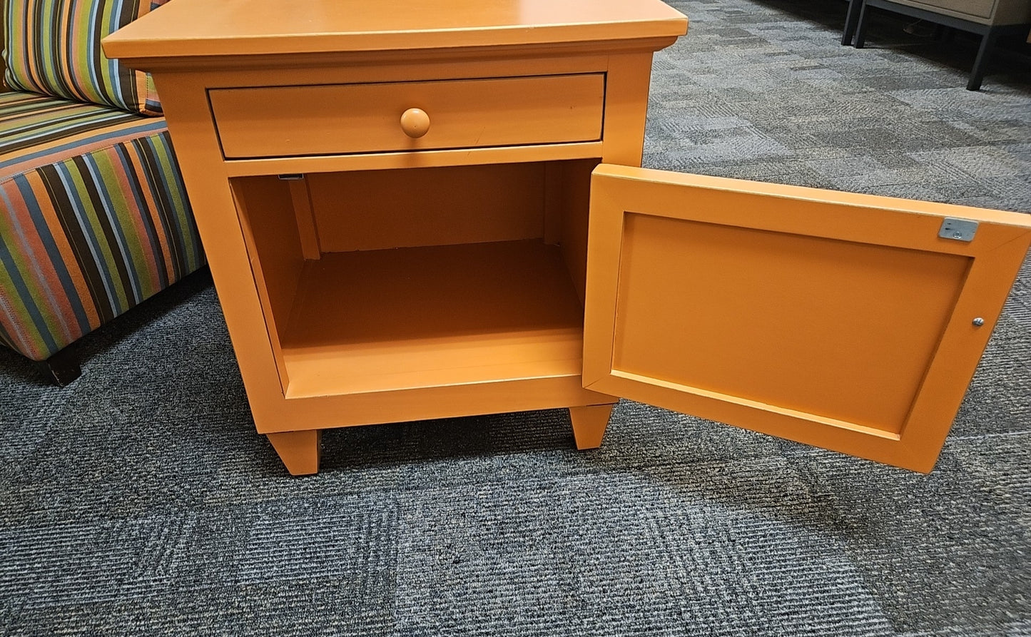 ABC Carpet & Home Side Table in Soft Orange