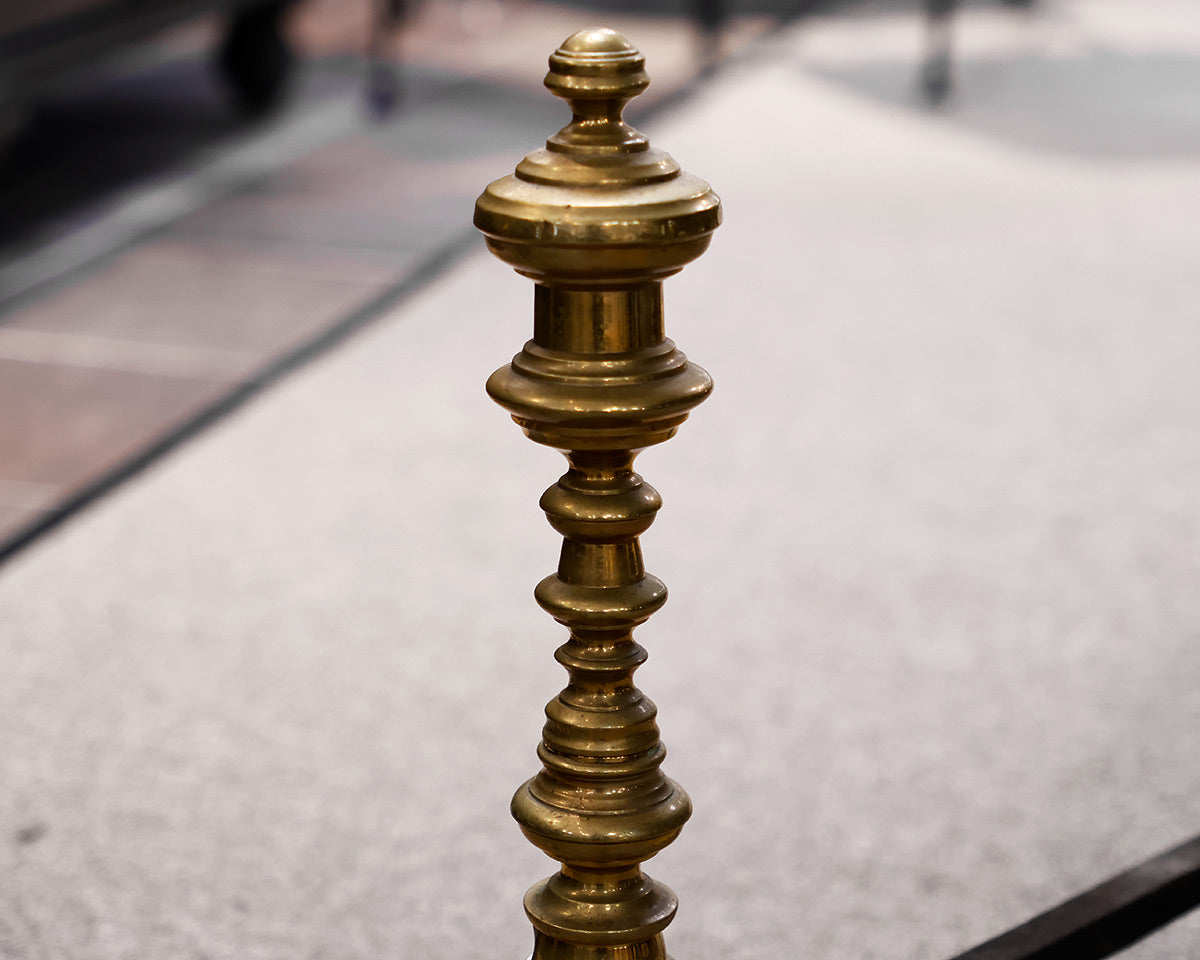 Brass Fireplace Andirons