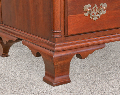 Mahogany Chest-On-Chest with Brass Pulls