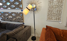 Arteriors 'Yasmin' Black & Brass Floor Lamp