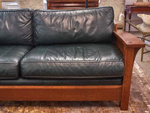 Stickley Oak 'Orchard Street' Two Cushion Sofa in Onondaga Finish