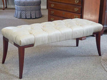 Baker Tufted Bench in Beige