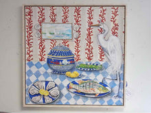 'Tavola de Pranzo' Framed Canvas Print