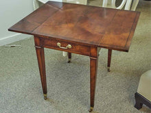 Old Colony Mahogany Drop Leaf Side Table