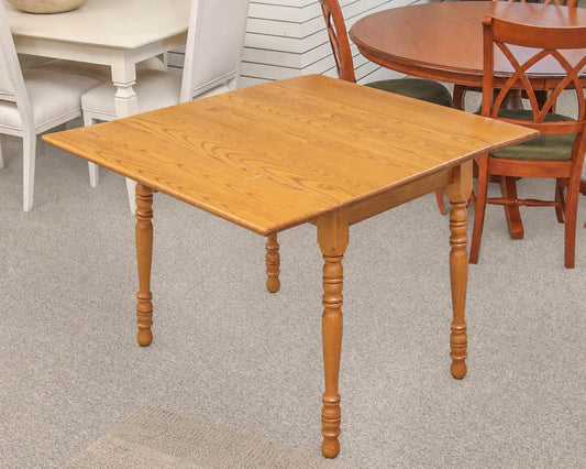 Athol Furniture Oak Drop Leaf Table and Chairs Set